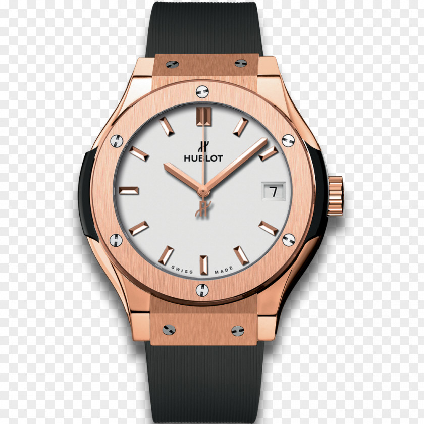 Watch Hublot Automatic Chronograph Gold PNG