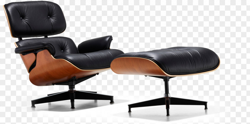 Charles And Ray Eames Lounge Chair Foot Rests Glider Swivel PNG