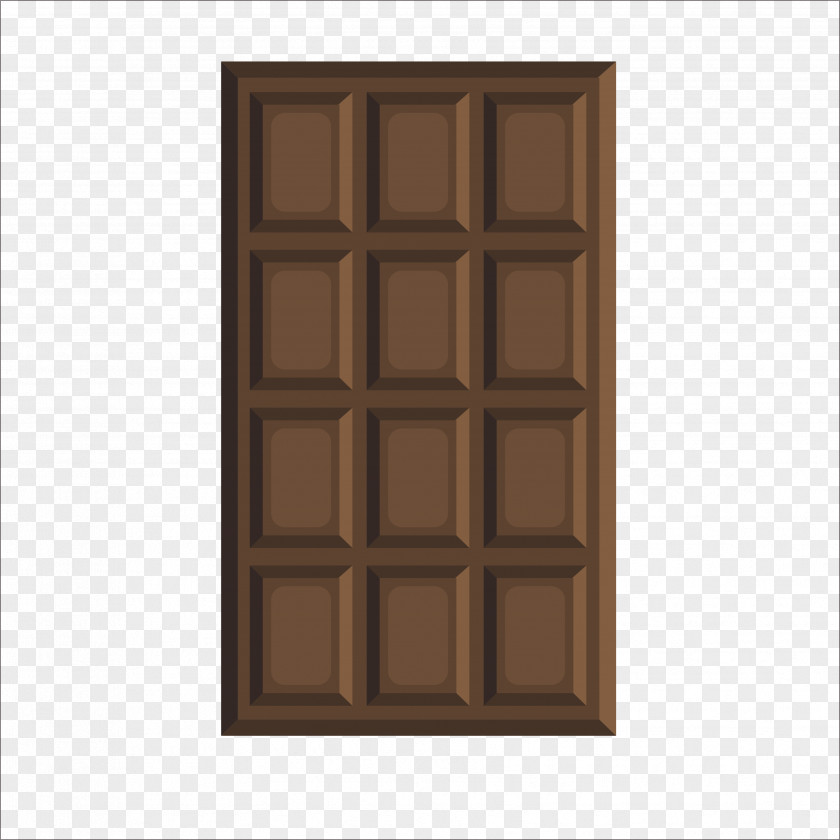 Flat Chocolate Bar Design Biscuit PNG