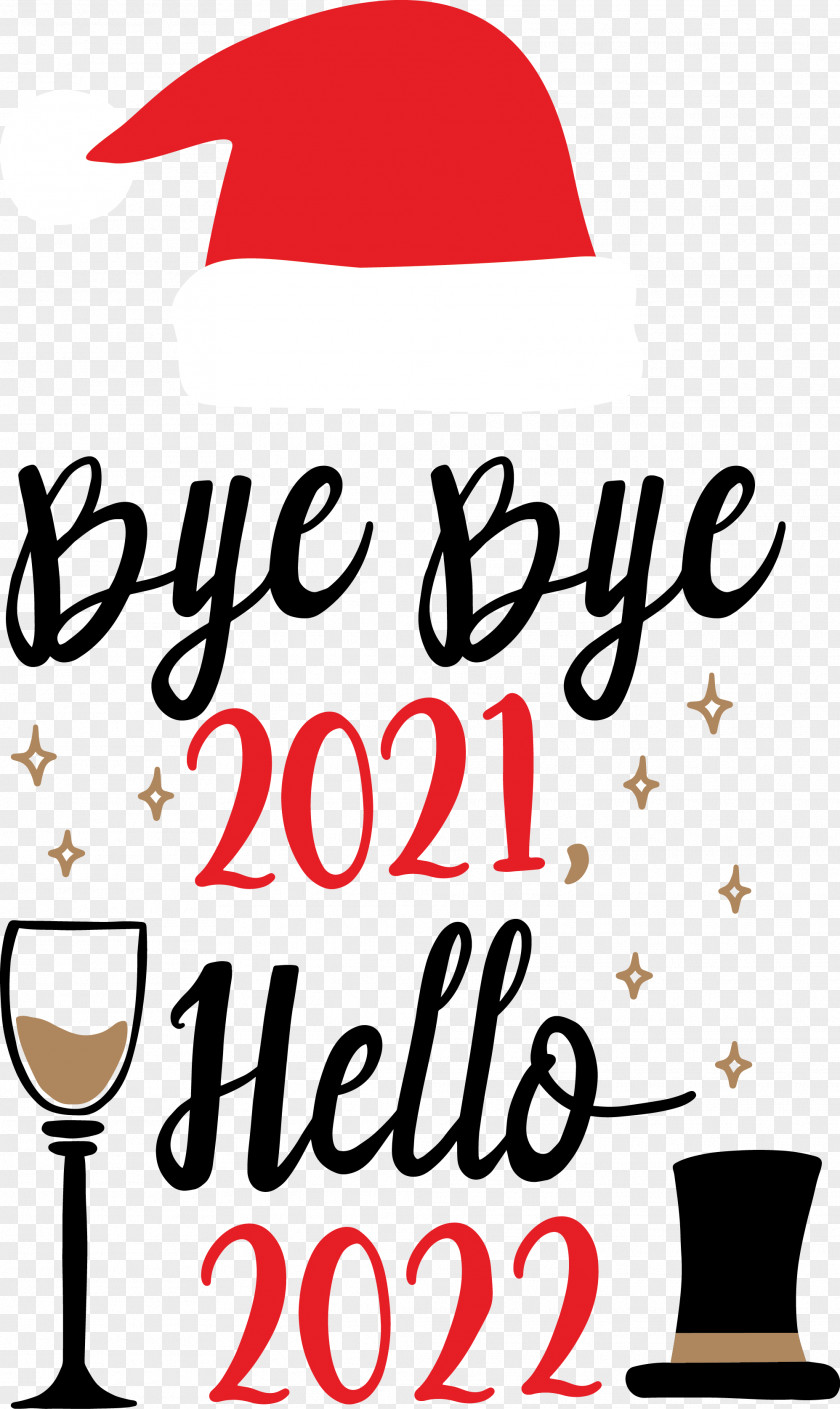 Hello 2022 New Year PNG