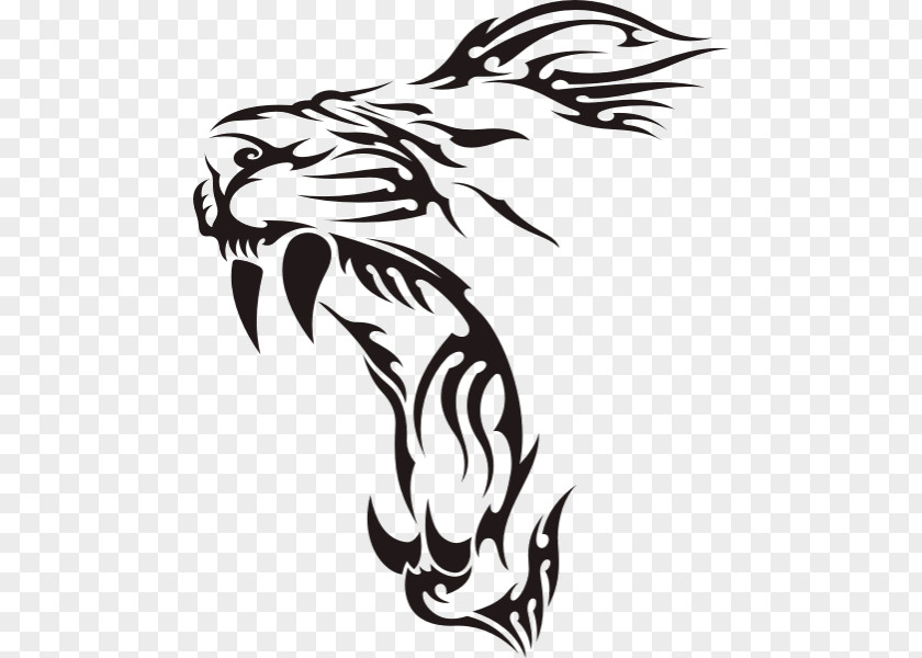 Lion Tattoo Decal Sticker PNG