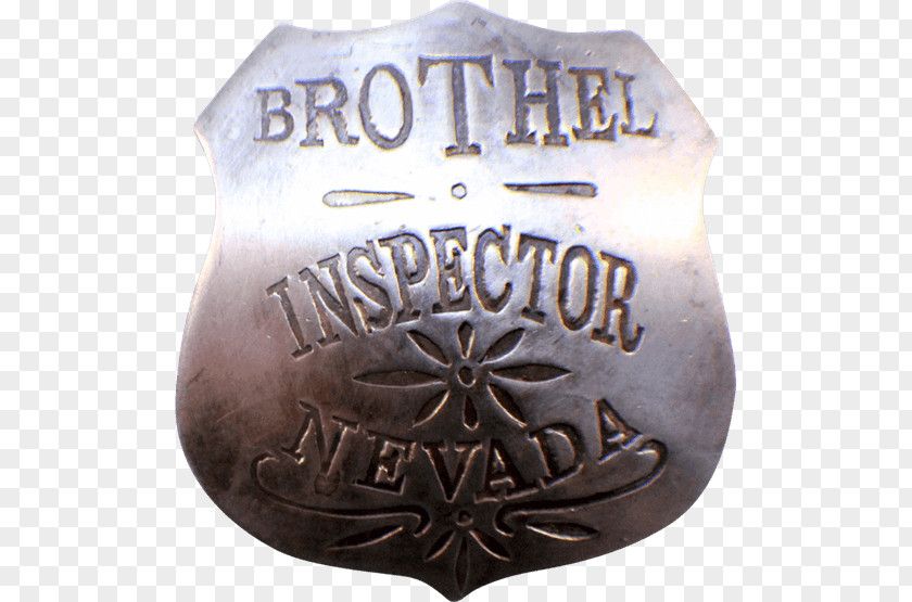 Nevada Brothel Badge American Frontier YouTube PNG