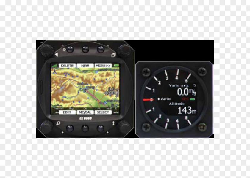 Variometer Display Device Information Avionics LXNAV Cumulus Soaring Inc PNG