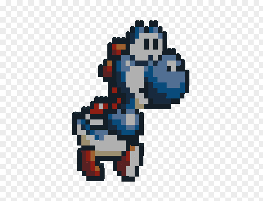 Yoshi Devil World Pixel Art PNG