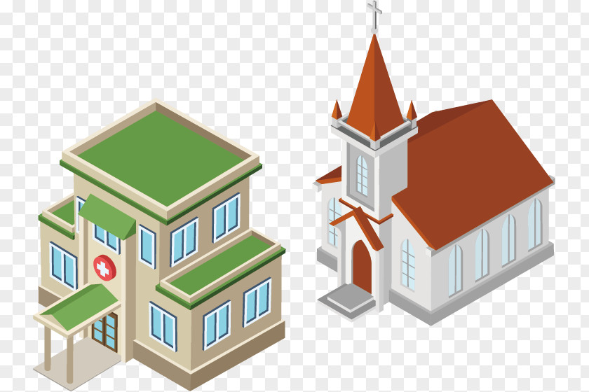 Building High-rise Town Urban Real Estate Church Architecture PNG