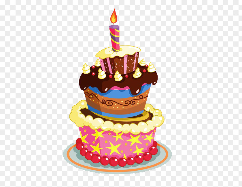 Cartoon Cake Birthday Clip Art PNG