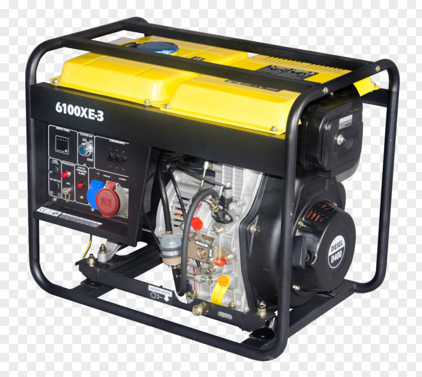 Diesel Generator Electric Engine-generator Gasoline Motor PNG