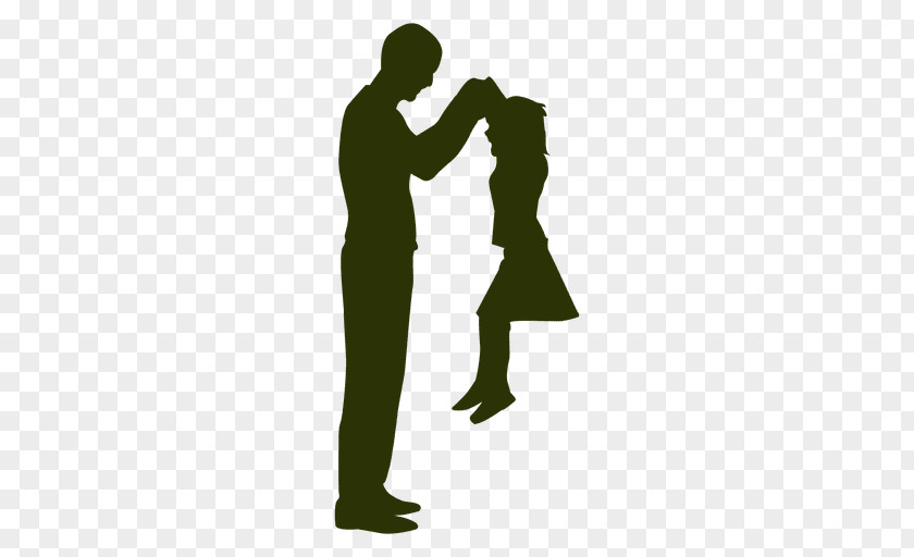 Father Daughter Silhouette Son PNG