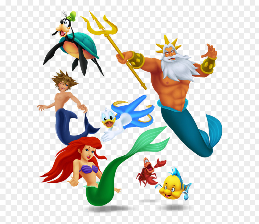 Kingdom Hearts Greek Mythology King Triton The Walt Disney Company PNG