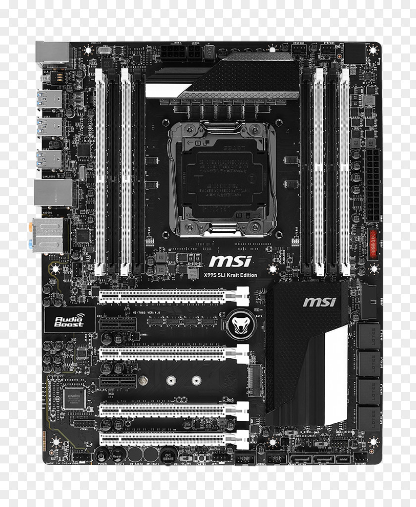Motherboard Computer Cases & Housings MSI X99S SLI Krait LGA 2011 Intel X99 PNG