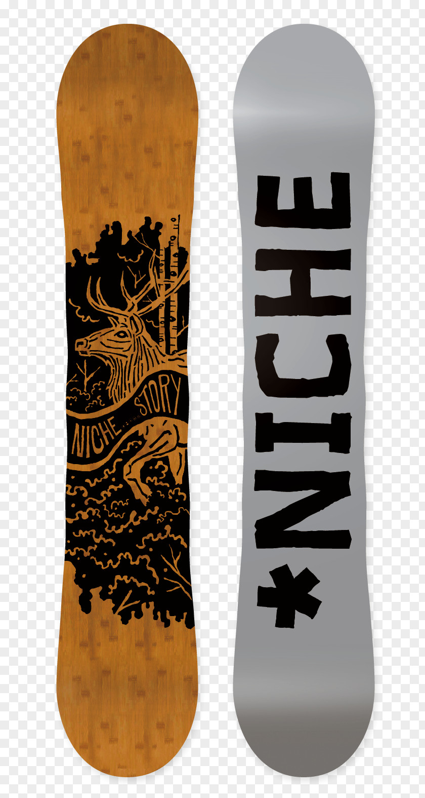 Snowboard Graphic Design Printing PNG