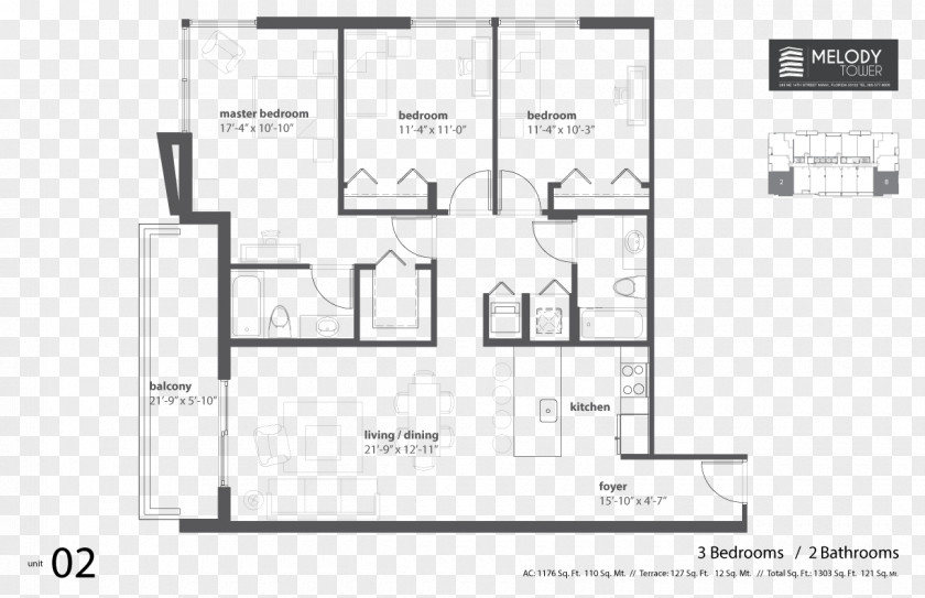 Apartment Floor Plan Melody Tower Bedroom Hot Tub PNG