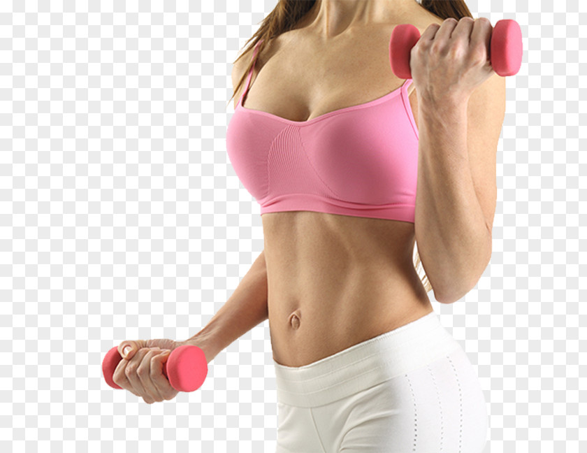 Fitness Beauty Physical Exercise Dumbbell Abdomen Weight Training PNG