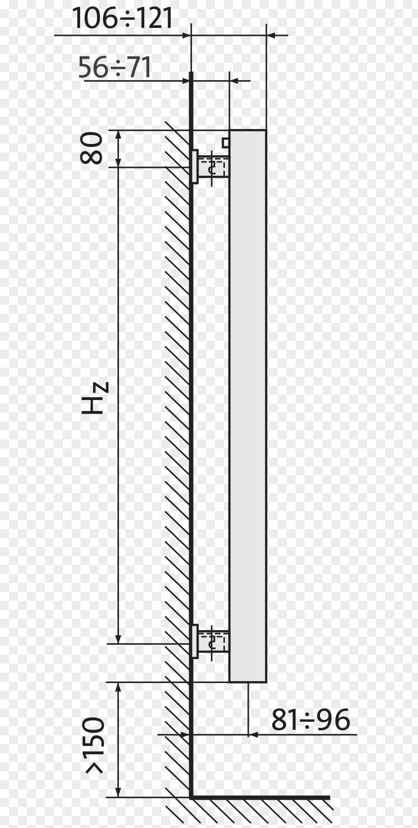 Line Technical Drawing Door Handle Diagram PNG