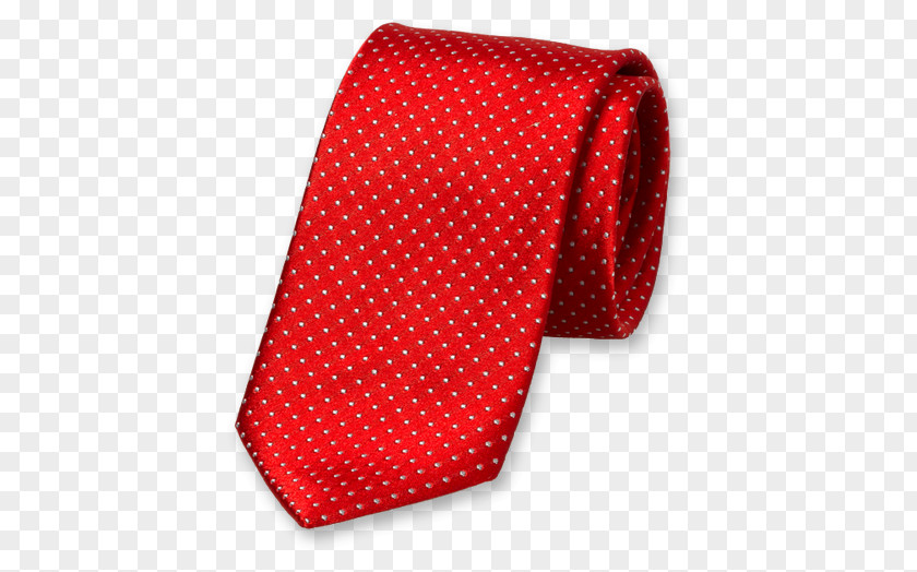 Necktie Red Polka Dot White Maroon PNG