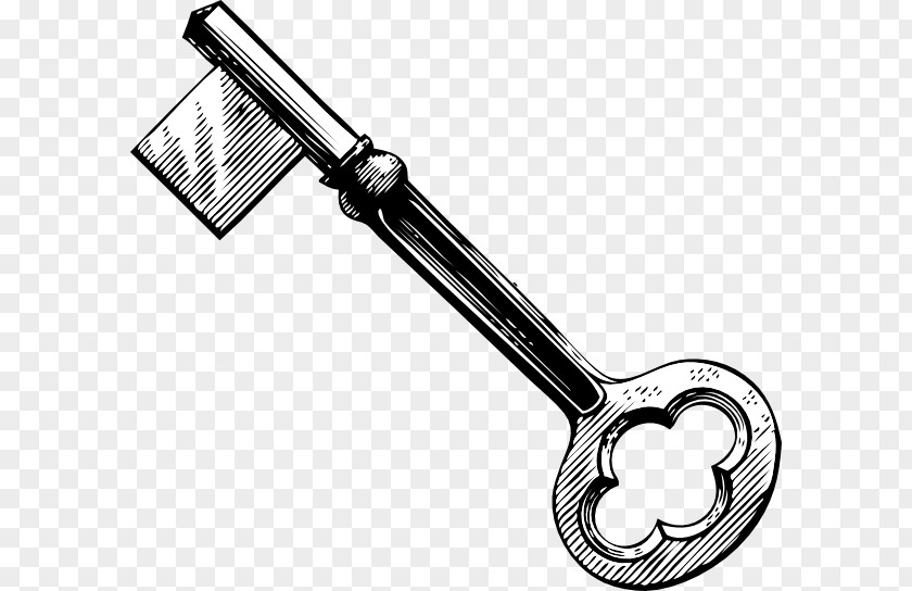 Pictures Of A Key Skeleton Clip Art PNG