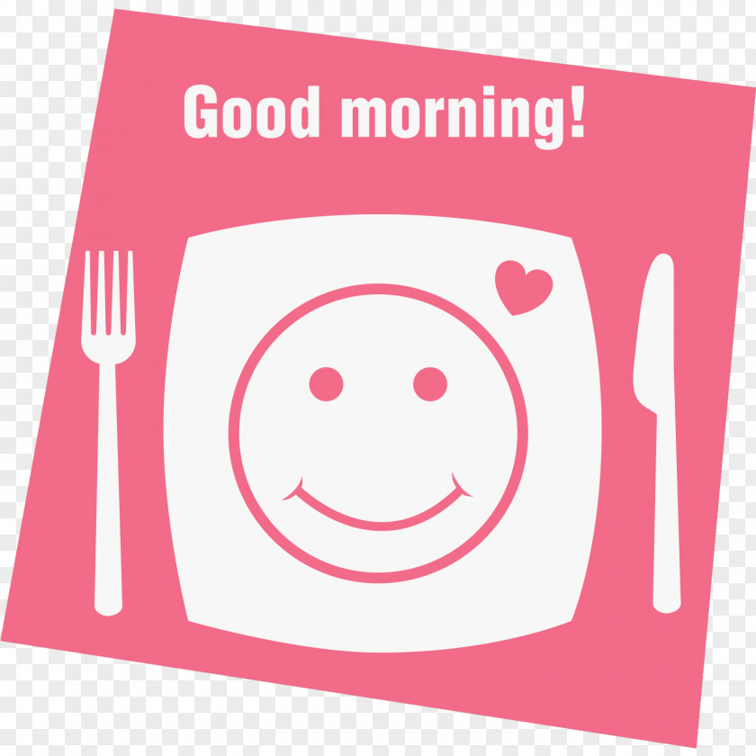 Pink Pad Good Morning Breakfast Full PNG