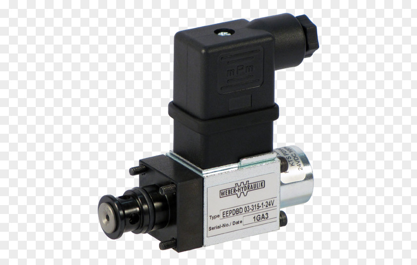 Stepped Line Hydraulics Solenoid Valve Safety Relief PNG