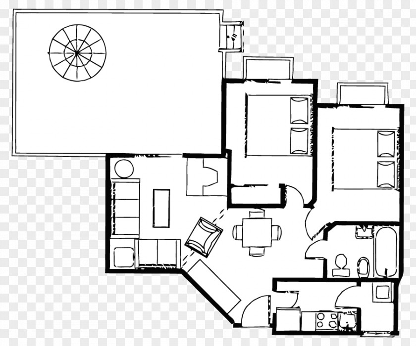 Aircondition Architecture Paper Floor Plan Technical Drawing PNG