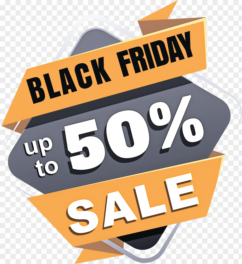 Black Friday Sale Banner Label Tag PNG