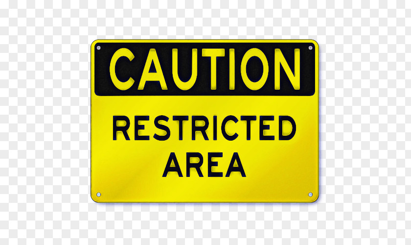 Label Rectangle Warning Sign Yellow PNG