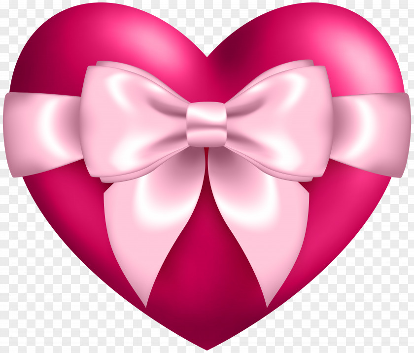 Love Bow Heart Symbol Clip Art PNG