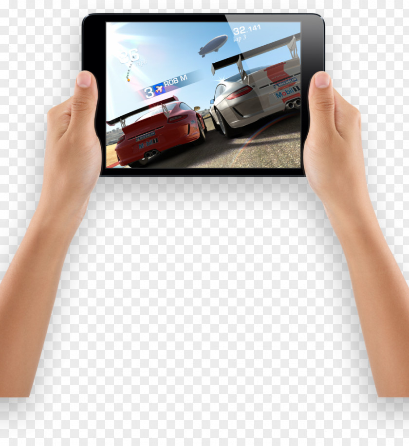 Tablet In Hands Image IPad Mini 2 3 4 Retina Display PNG