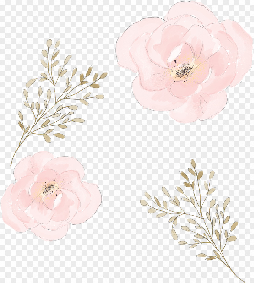 Watercolor Flowers Plum Blossom Flower PNG