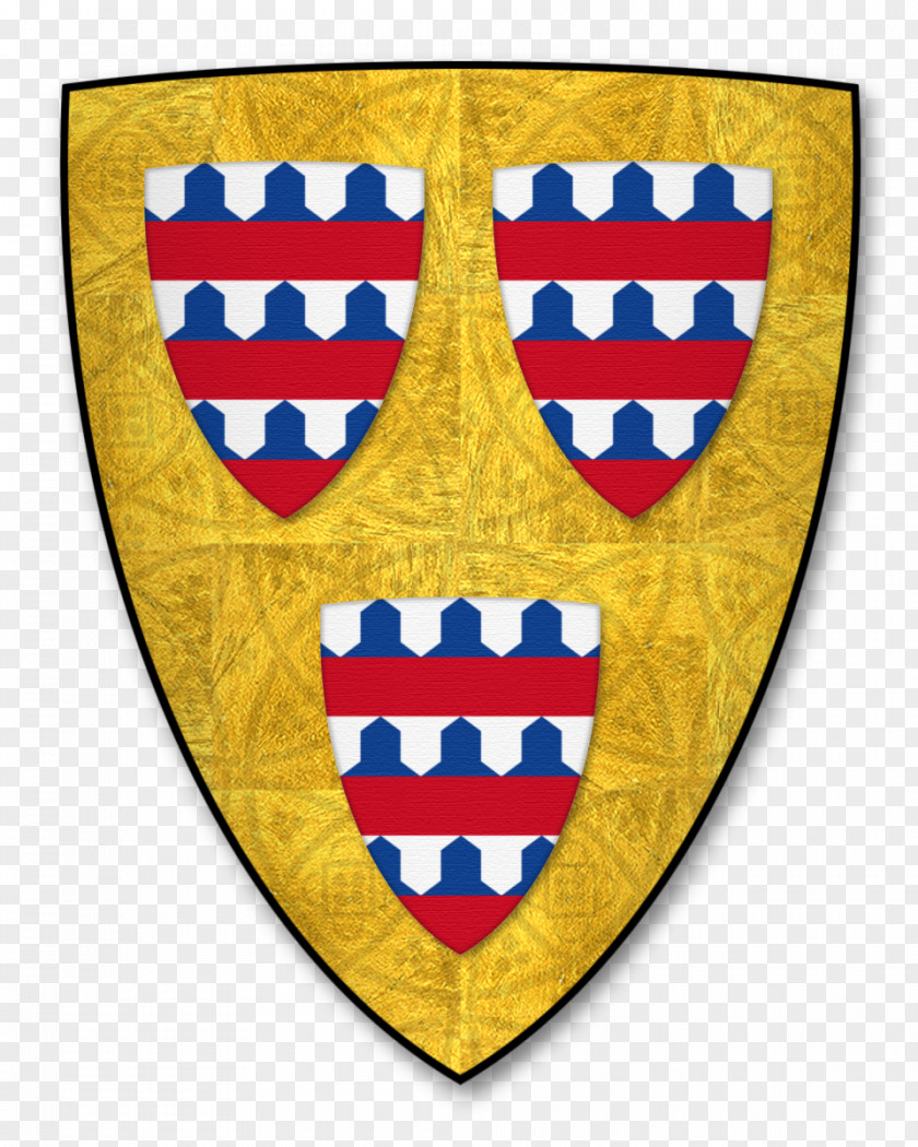 Inherited Roll Of Arms Knight Coat Shield Crest PNG