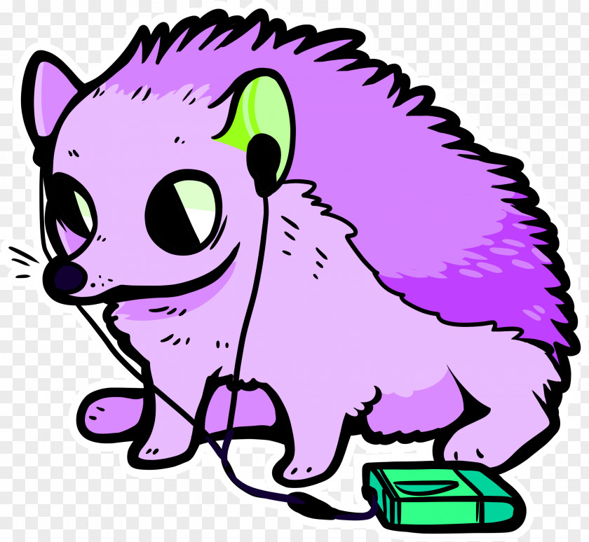 Line Art Animal Figure Cartoon Violet Snout Purple PNG