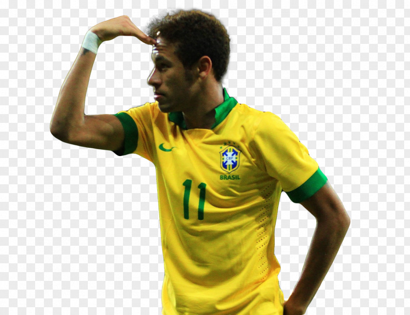 Neymer Neymar Brazil National Football Team Player Rendering PNG