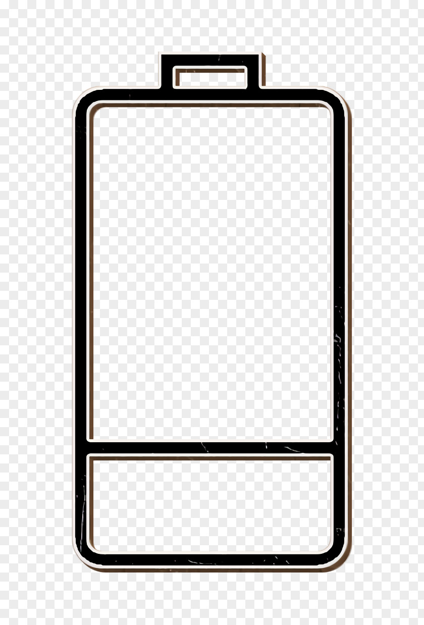 Rectangle Essential Set Icon Battery PNG