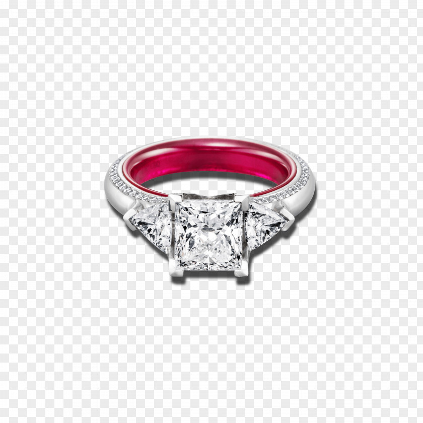 Ring Ruby Body Jewellery Silver PNG