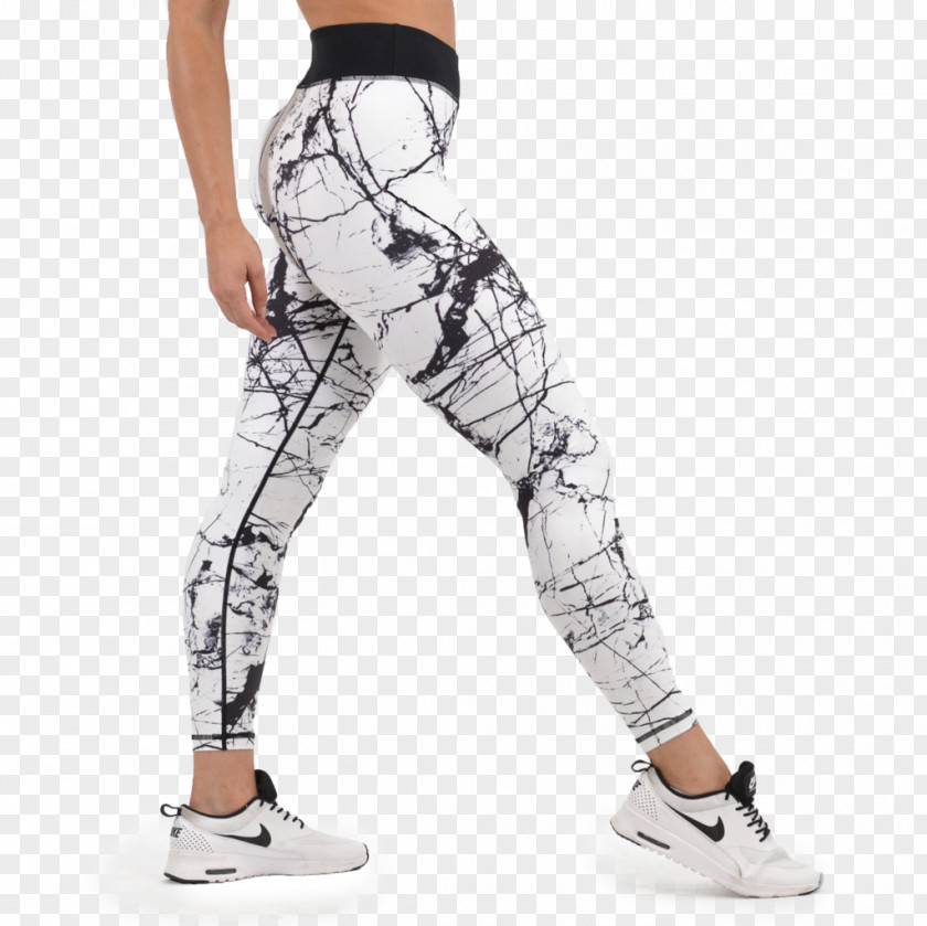 Span And Div Leggings White Waist Marble Pants PNG