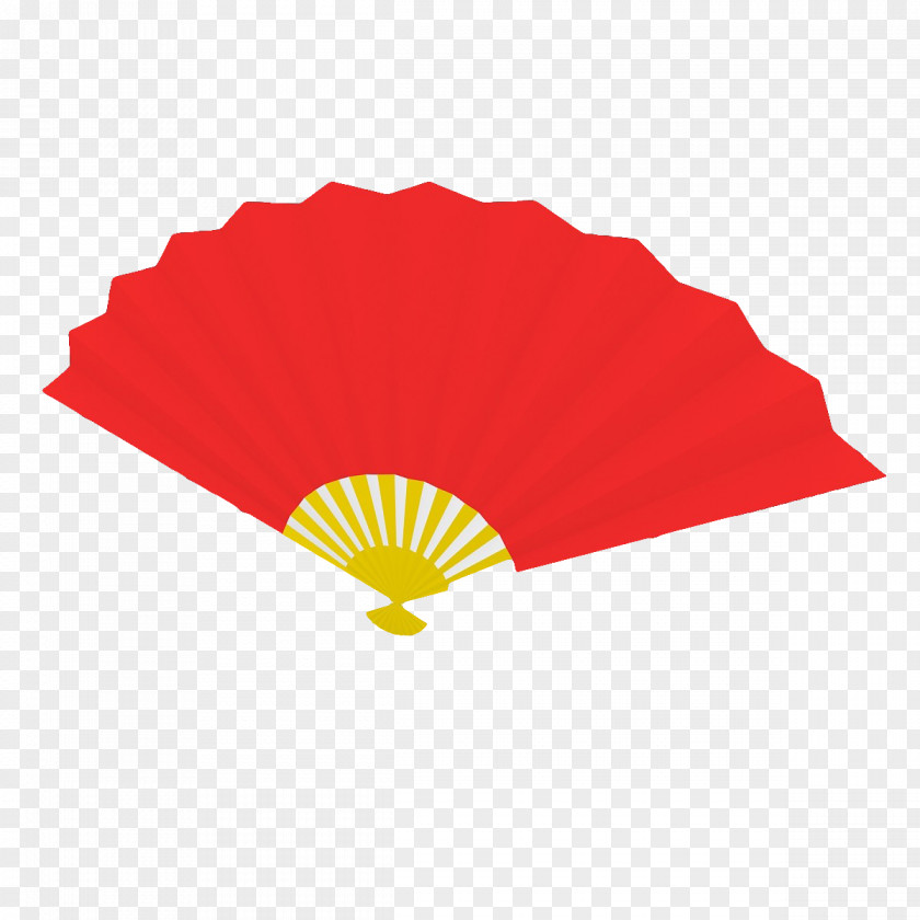 Japanese Red Fan Hand Icon PNG