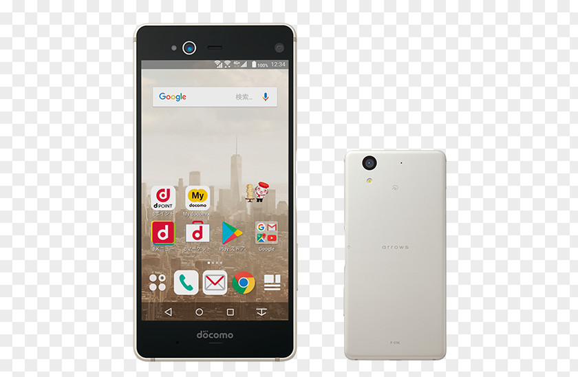 Arrows F-05J NTT DoCoMo 富士通コネクテッドテクノロジーズ Smartphone PNG