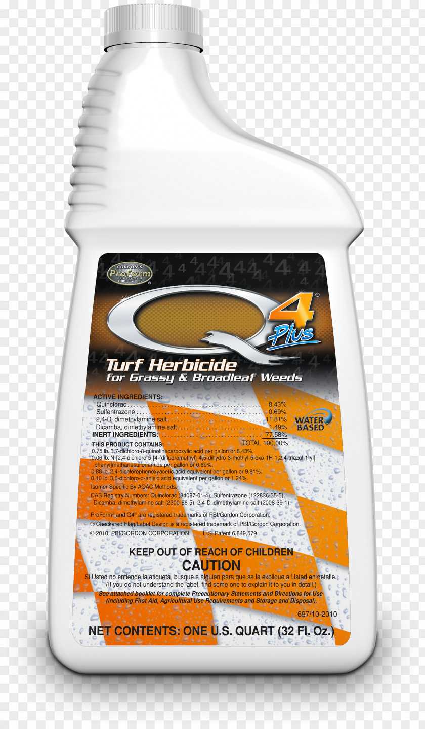 Ground Clear Weed Killer Q4 Plus Turf Herbicide Quinclorac Control PNG
