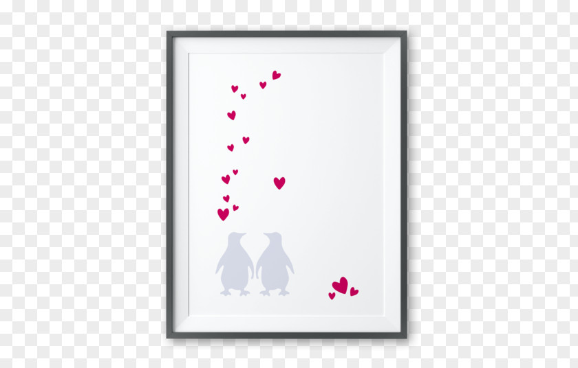 Penguin Picture Frames Gift Love PNG