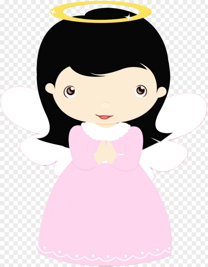 Style Fictional Character Cartoon Clip Art Black Hair Long Brown PNG