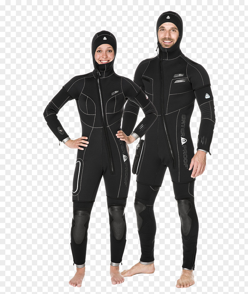 Waterproof Wetsuit Waterproofing Neoprene Hood Zipper PNG