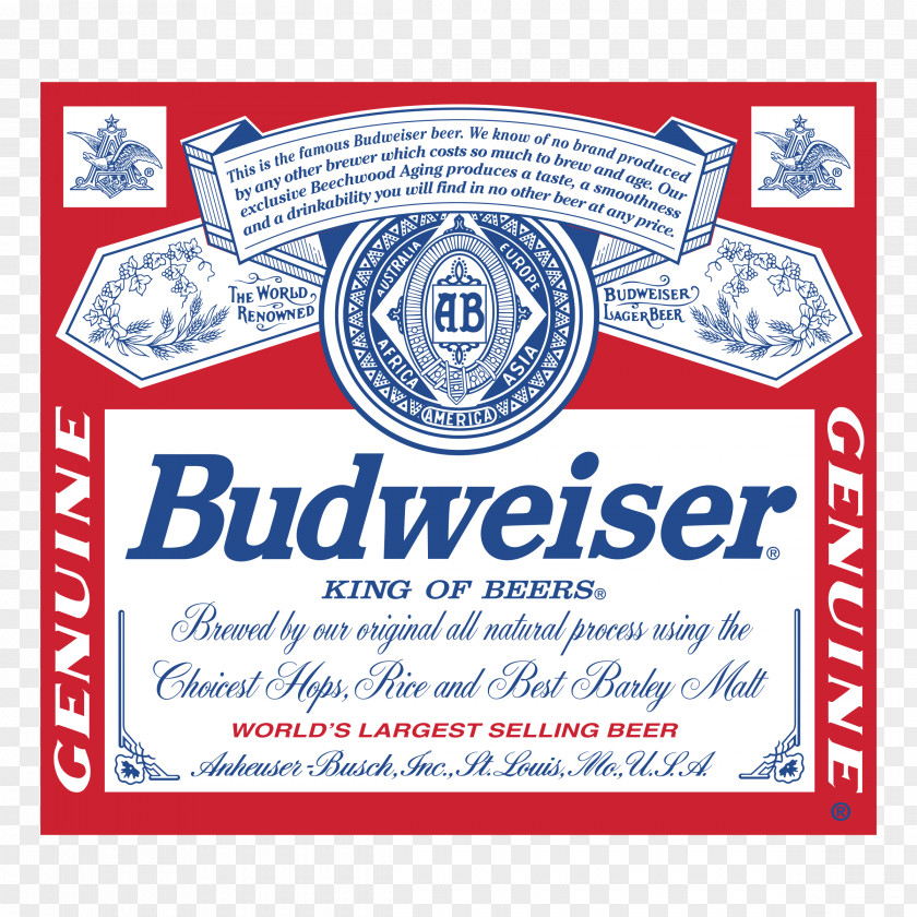 Beer Budweiser Keg Decal PNG