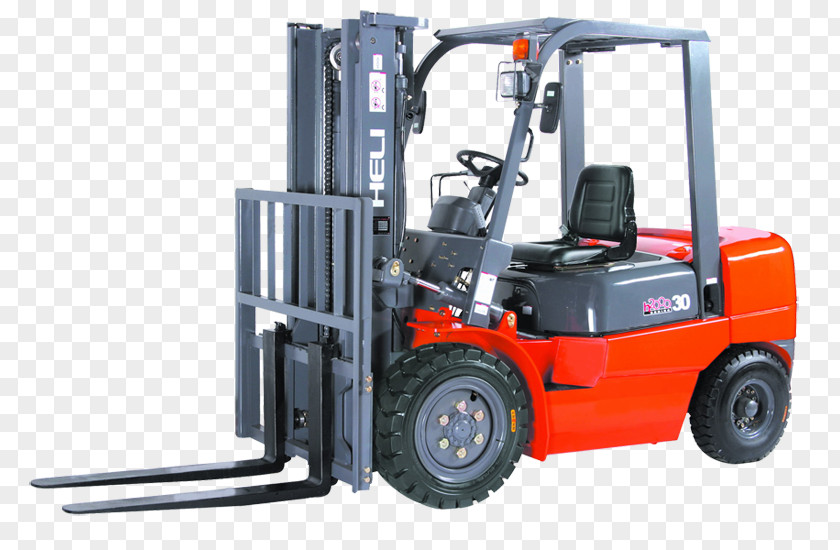 Forklift Truck Погрузчик Cargo Loader PNG