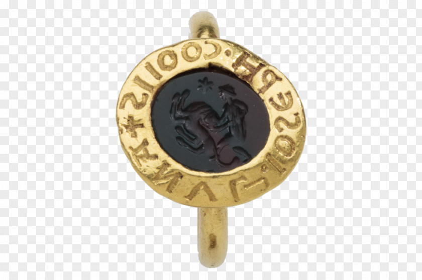 Gothic Runic Inscriptions Locket PNG
