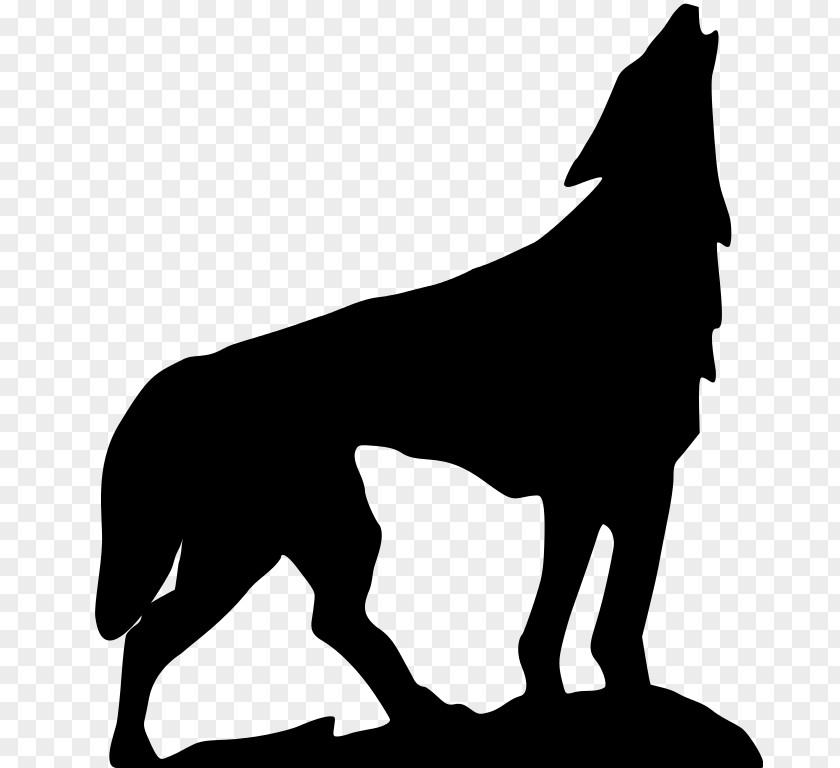 Howling Vector Dog Clip Art PNG