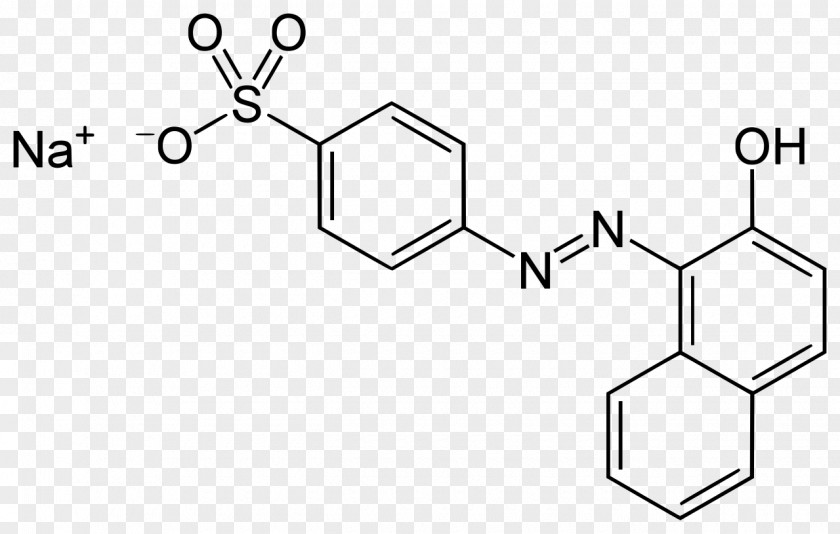 Oranges Acid Orange 7 Dye 2-Naphthol Azo Compound Sulfonic PNG