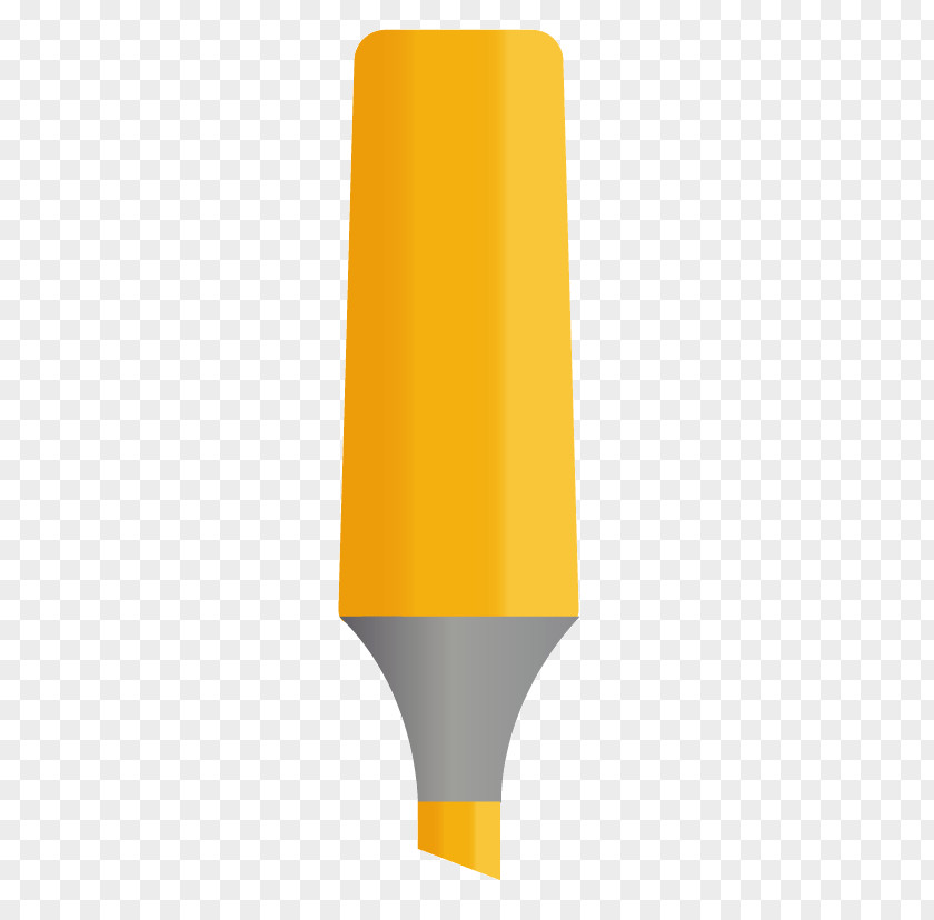 Pen Yellow Angle Font PNG