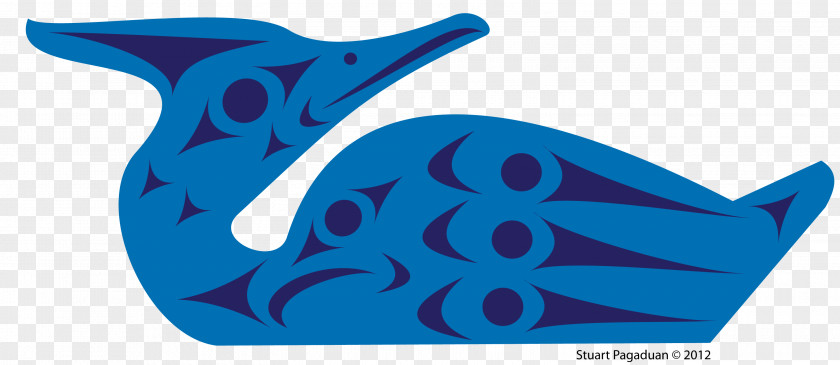 Border Colour Goose Loons Shark Blue Clip Art PNG