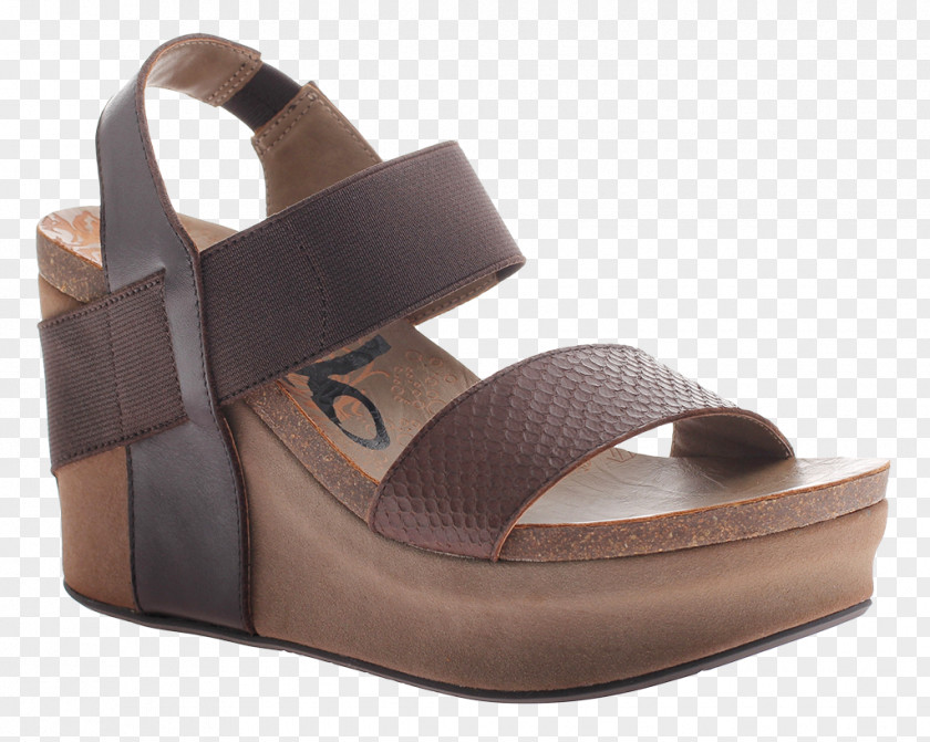 Brown Wedges Shoes For Women EBay OTBT Women's Bushnell Leather Shoe Sandal Strap PNG