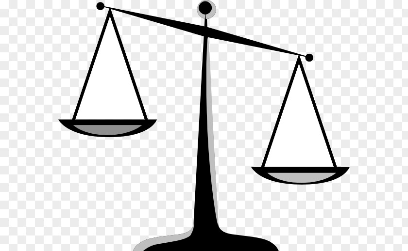 Justice Scales Vector Measuring Weight Balans Clip Art PNG