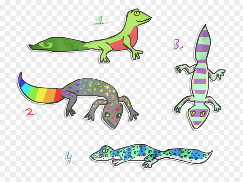 Lizard Cartoon Clip Art PNG
